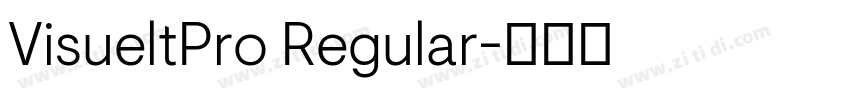 VisueltPro Regular字体转换